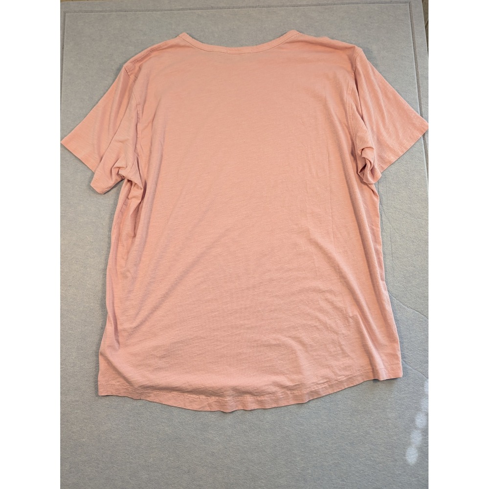 Greyson T-Shirt Mens XXL Pink Short Sleeve Slub Cotton Crewneck Excellent - Picture 4 of 9